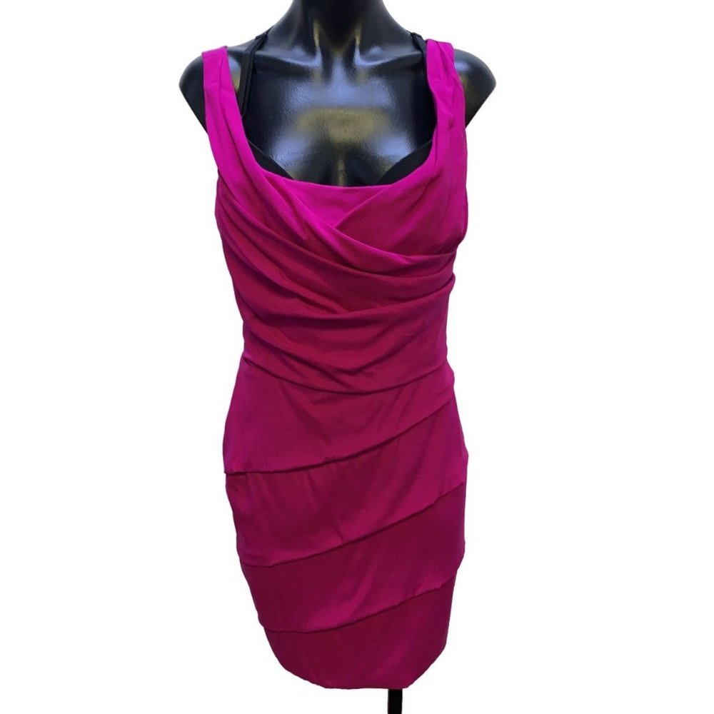 *NWT Maria Bianca Nero Purple Dress Medium - Picture 1 of 5
